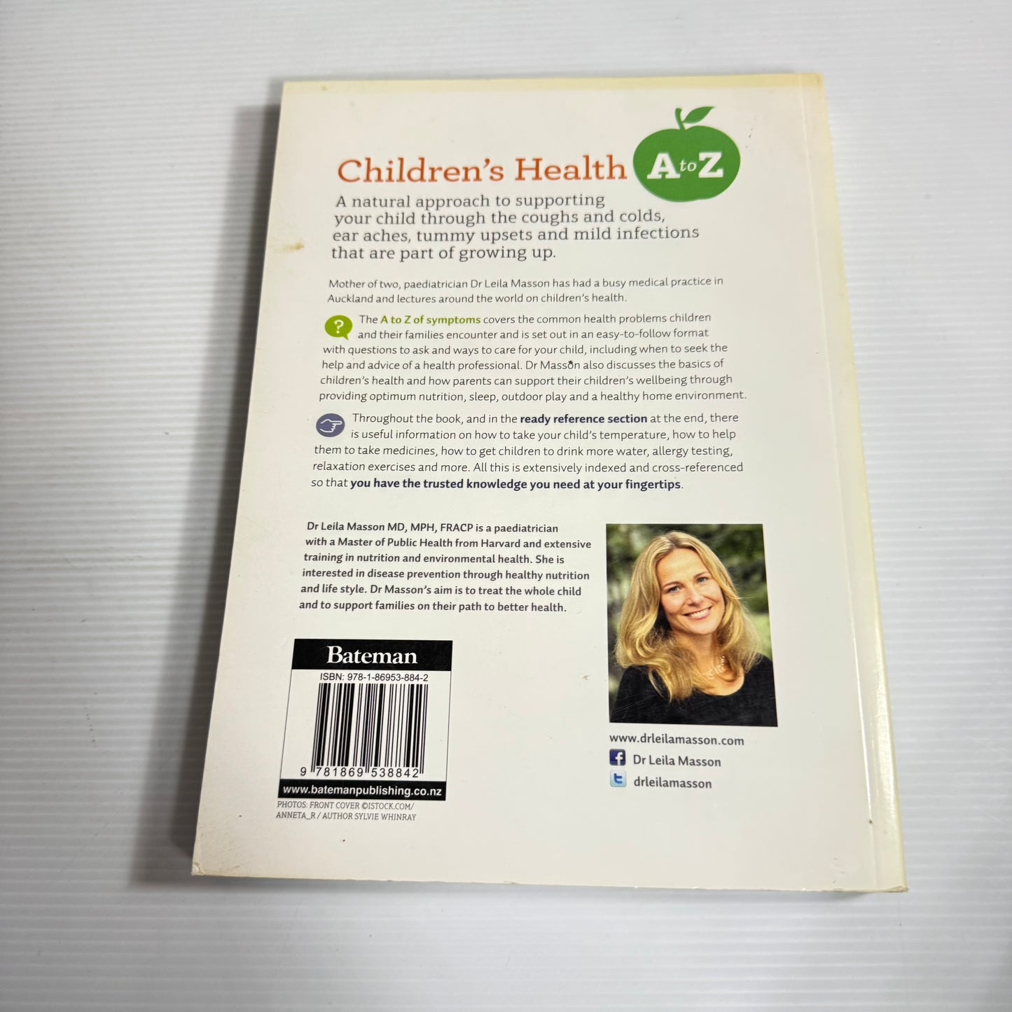 Children's Health A to Z For New Zealand Parents - Dr Leila Masson