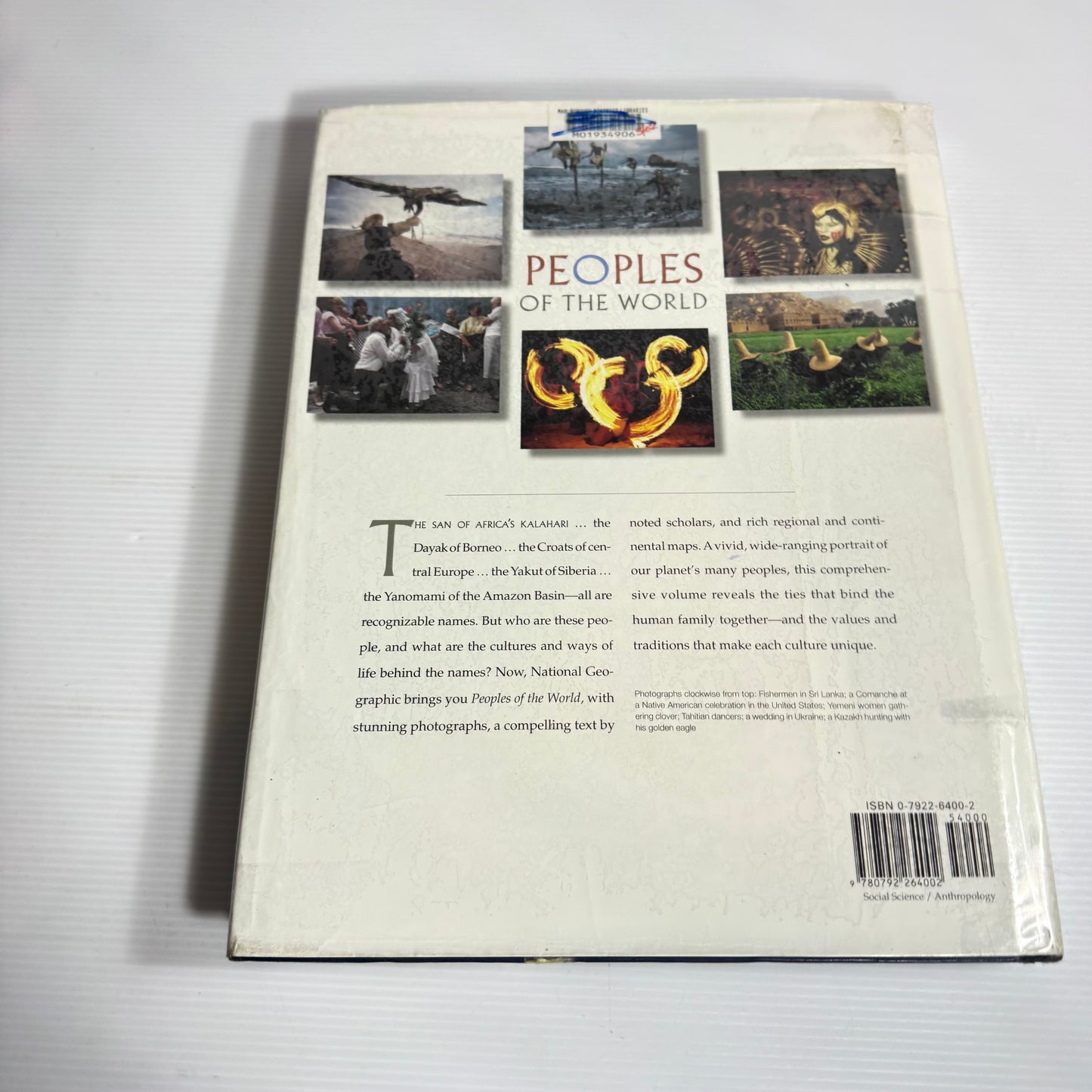 National Geographic People Of The World - Introduction by David Maybury-Lewis Afterword by Wade Davis