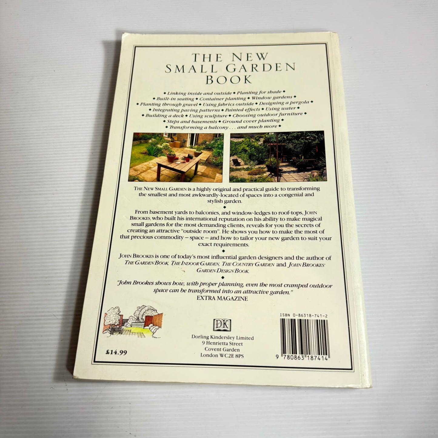 The New Small Garden Book - John Brooks
