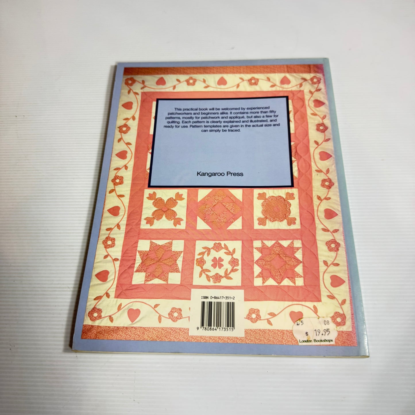 Patchwork And Applique Patterns - Martini Nel And Via Laurie (Vintage 1990)