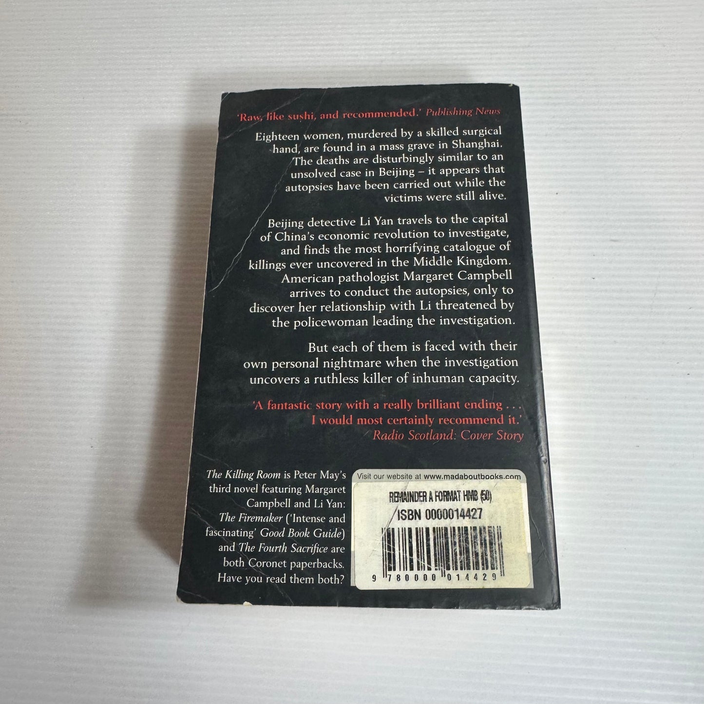 The Killing Room - Peter May