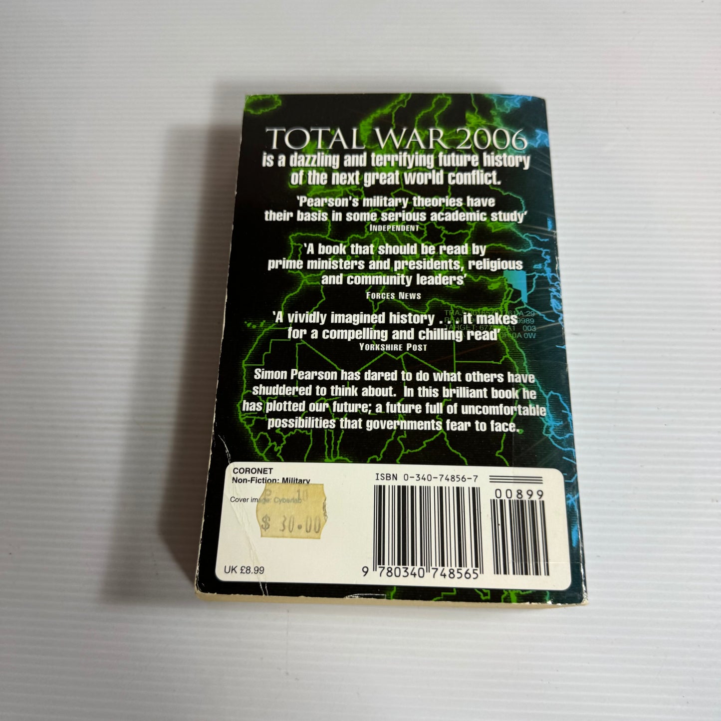 Total War 2006 : The Future History of Global Conflict - Simon Pearson