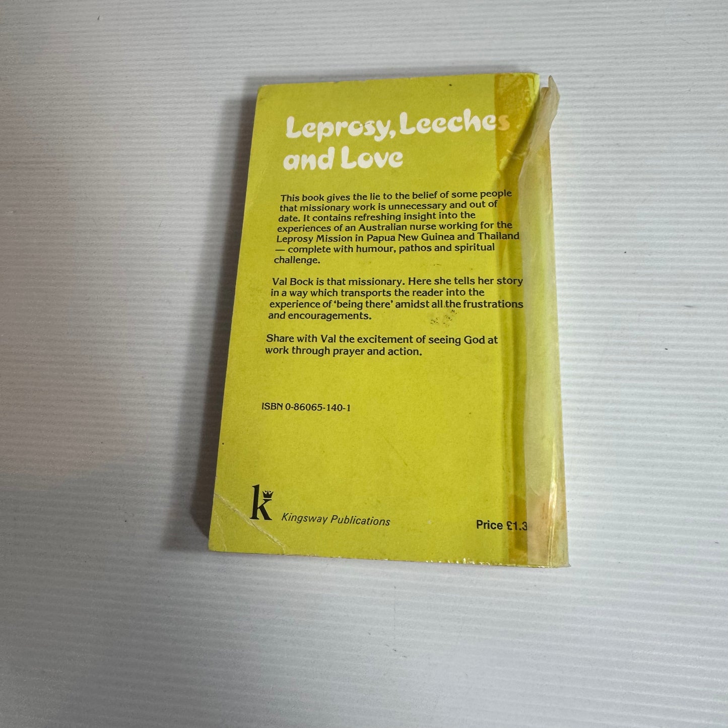 Leprosy, Leeches and Love - Val Bock (Vintage 1981)