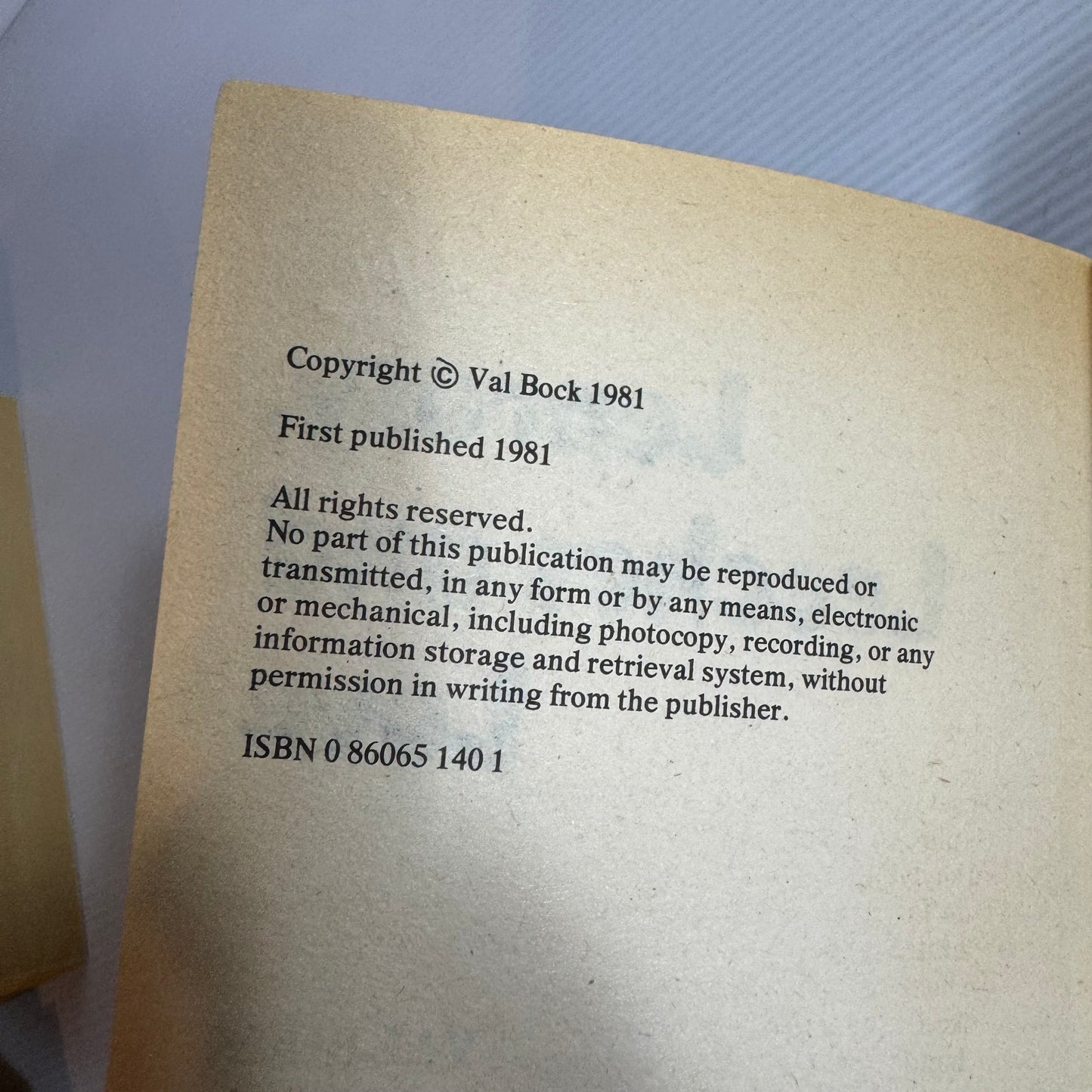 Leprosy, Leeches and Love - Val Bock (Vintage 1981)