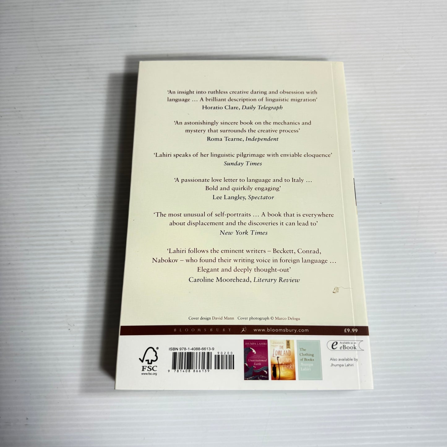 In Other Words - Jhumpa Lahiri (New)