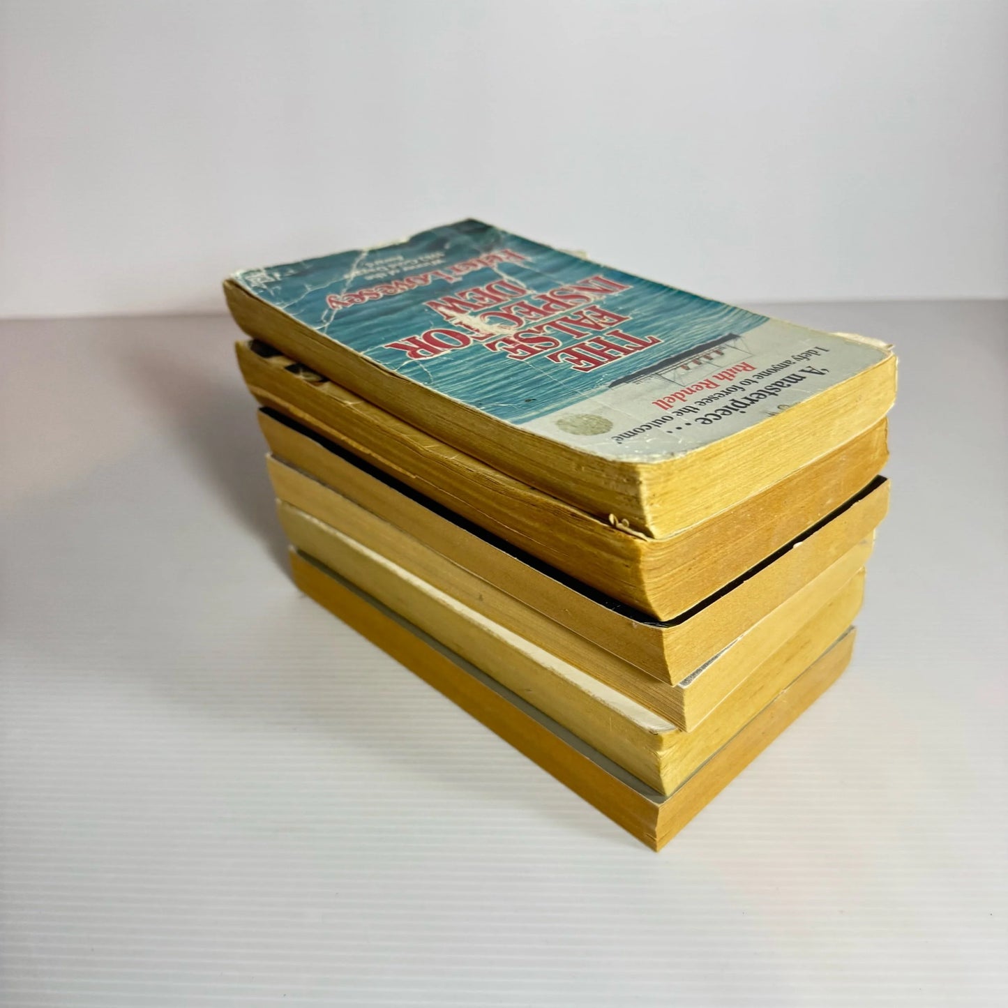 Vintage Thriller/Suspense Book Bundle x 6 Books : Mixed Authors (Vintage 1963 - 1988  (2224)