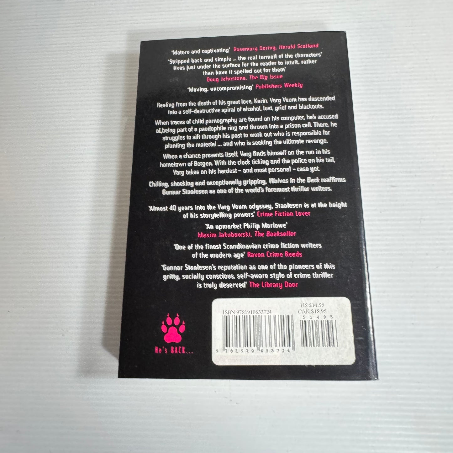 Wolves In The Dark - Gunnar Staalesen (New)