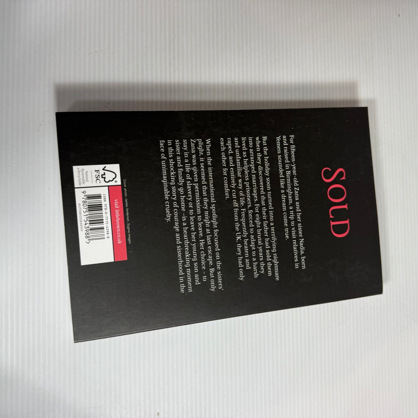 Sold : On Woman's Heartbreaking, True Account of Modern Slavery - Zana Muhsen