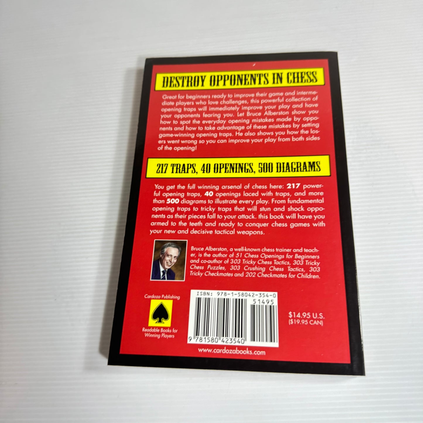 Savage Chess Opening Traps : 217 Game-Changing Traps - Bruce Alberston (New)