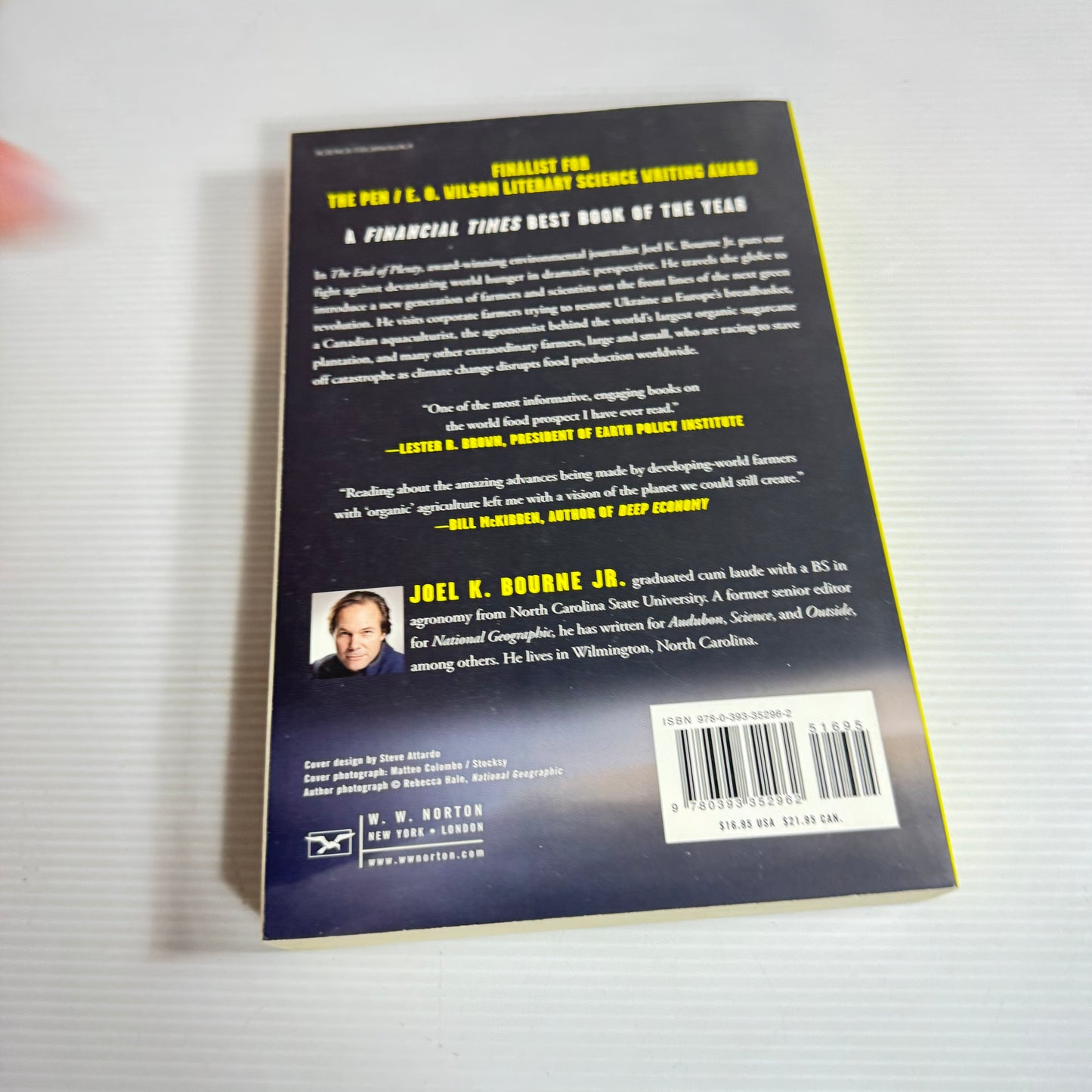 The End of Plenty : The Race to Feed a Crowded World - Joel K. Bourne Jr. (New)