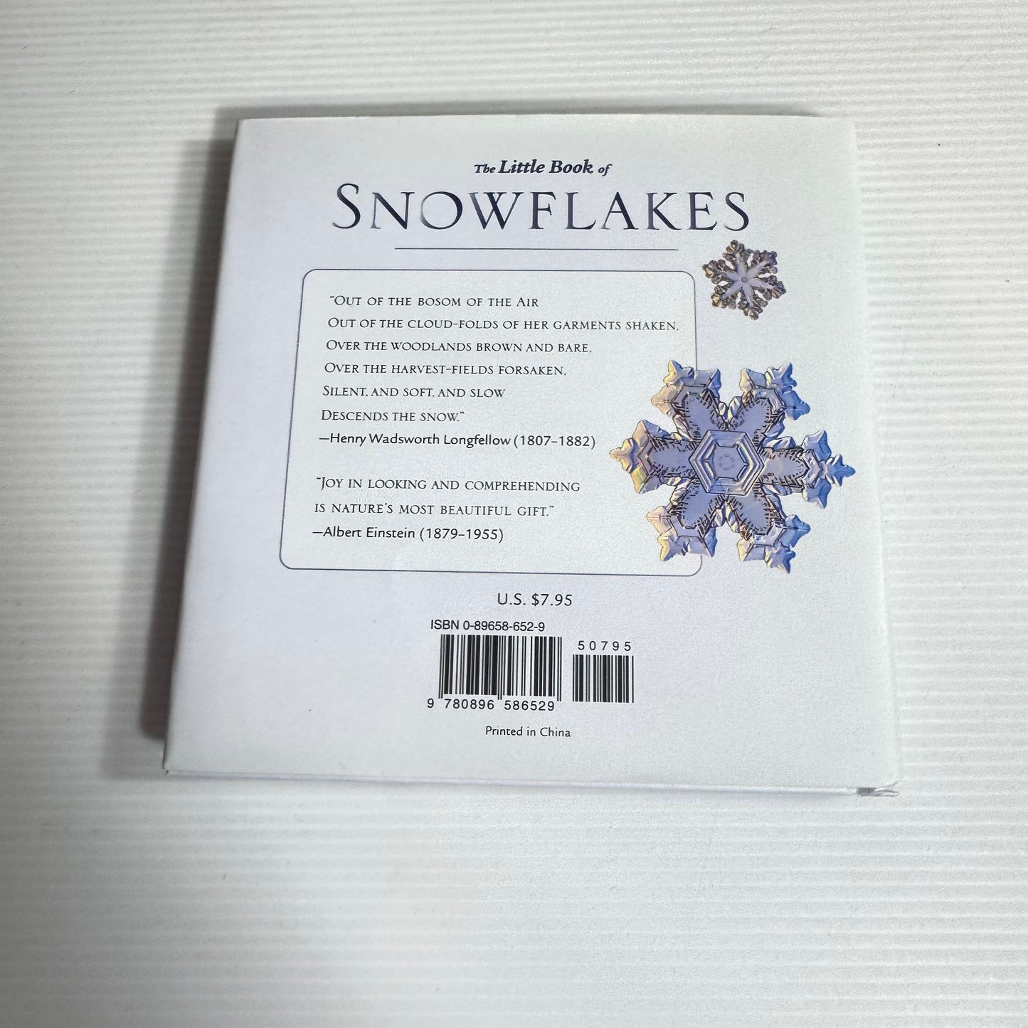 The Little Book of Snowflakes - Kenneth Libbrecht (New)