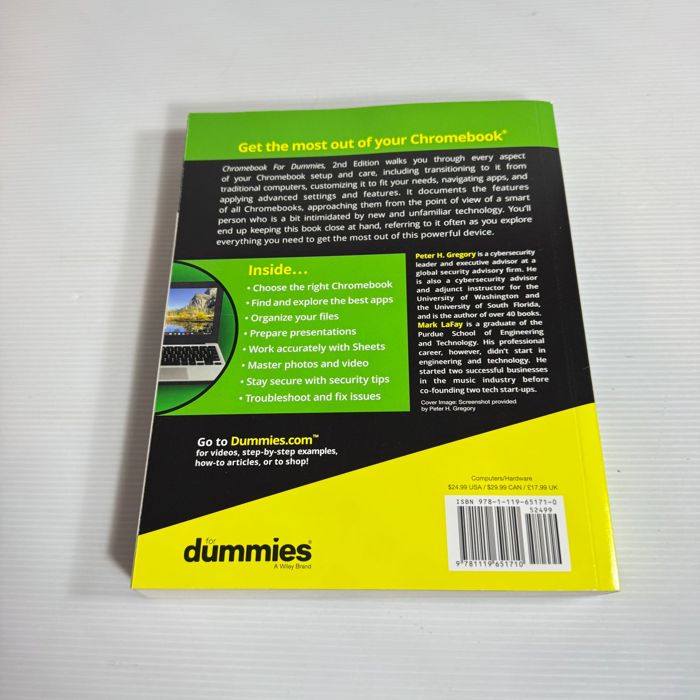 Chromebook for Dummies - Peter H. Gregory (New)