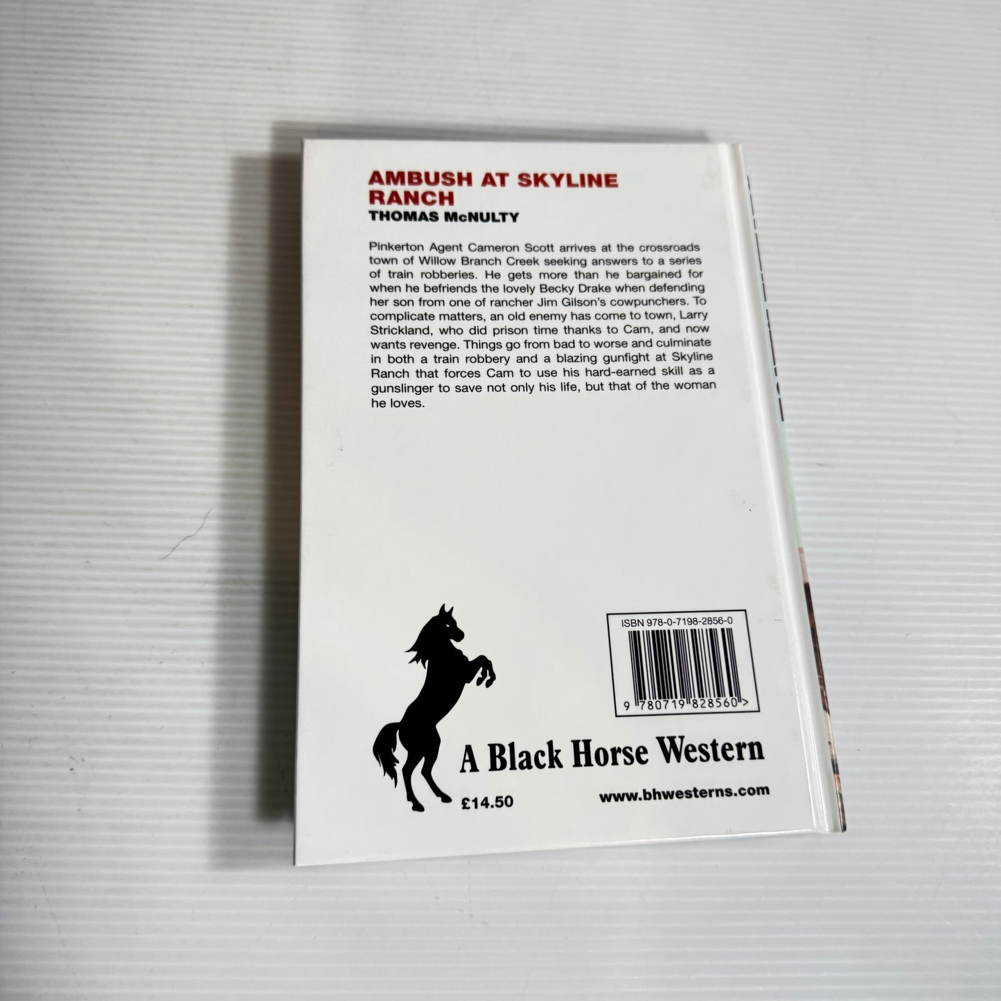 A Black Horse Western : Ambush At Skyline Ranch - Thomas McNulty (New)