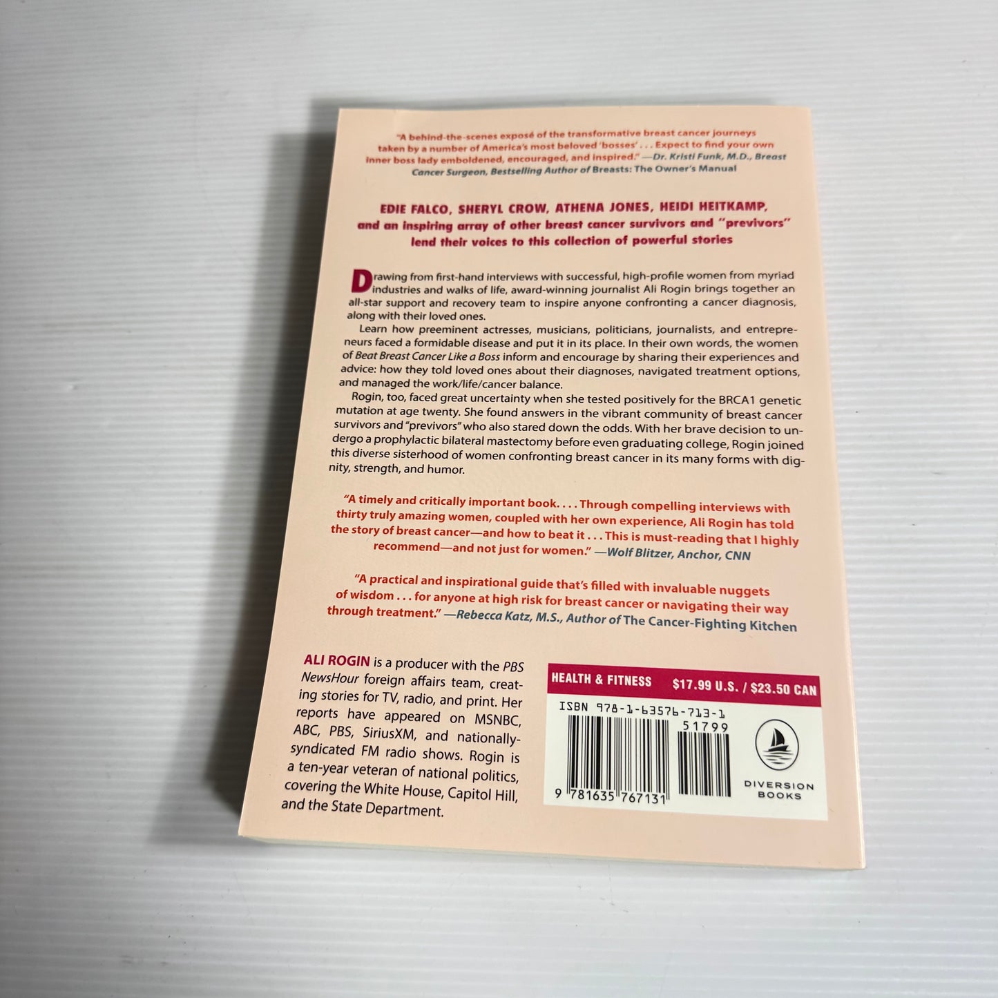Beat Breast Cancer Like A Boss : 30 Powerful Stories - Ali Rogin (New)