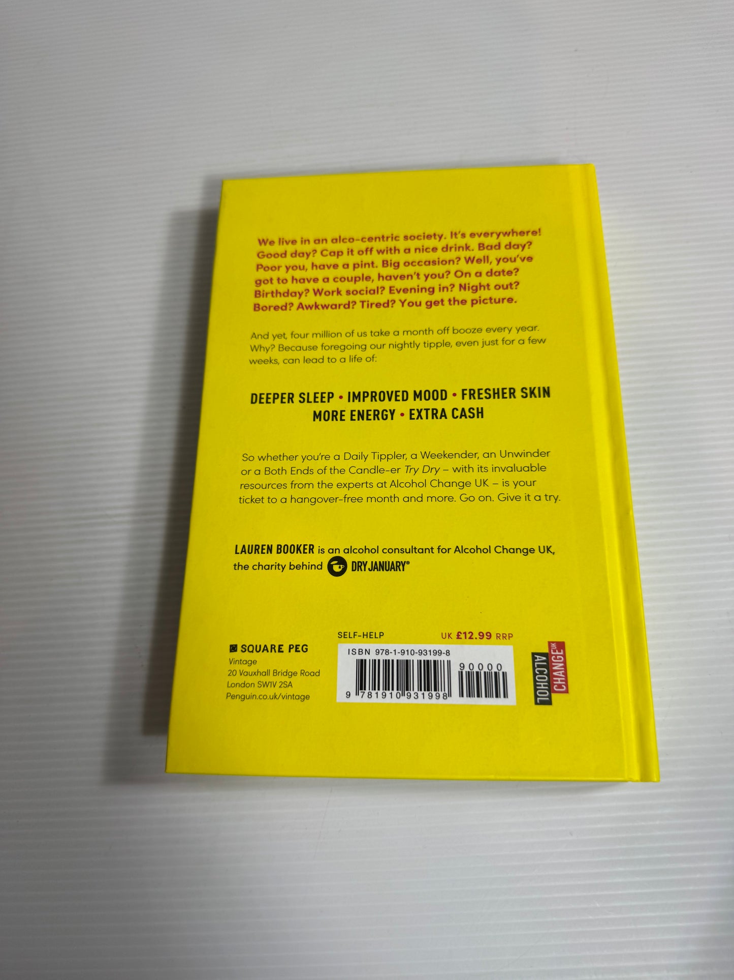 Try Dry - The Official Guide To A Month Off Booze - Lee Mack (New)