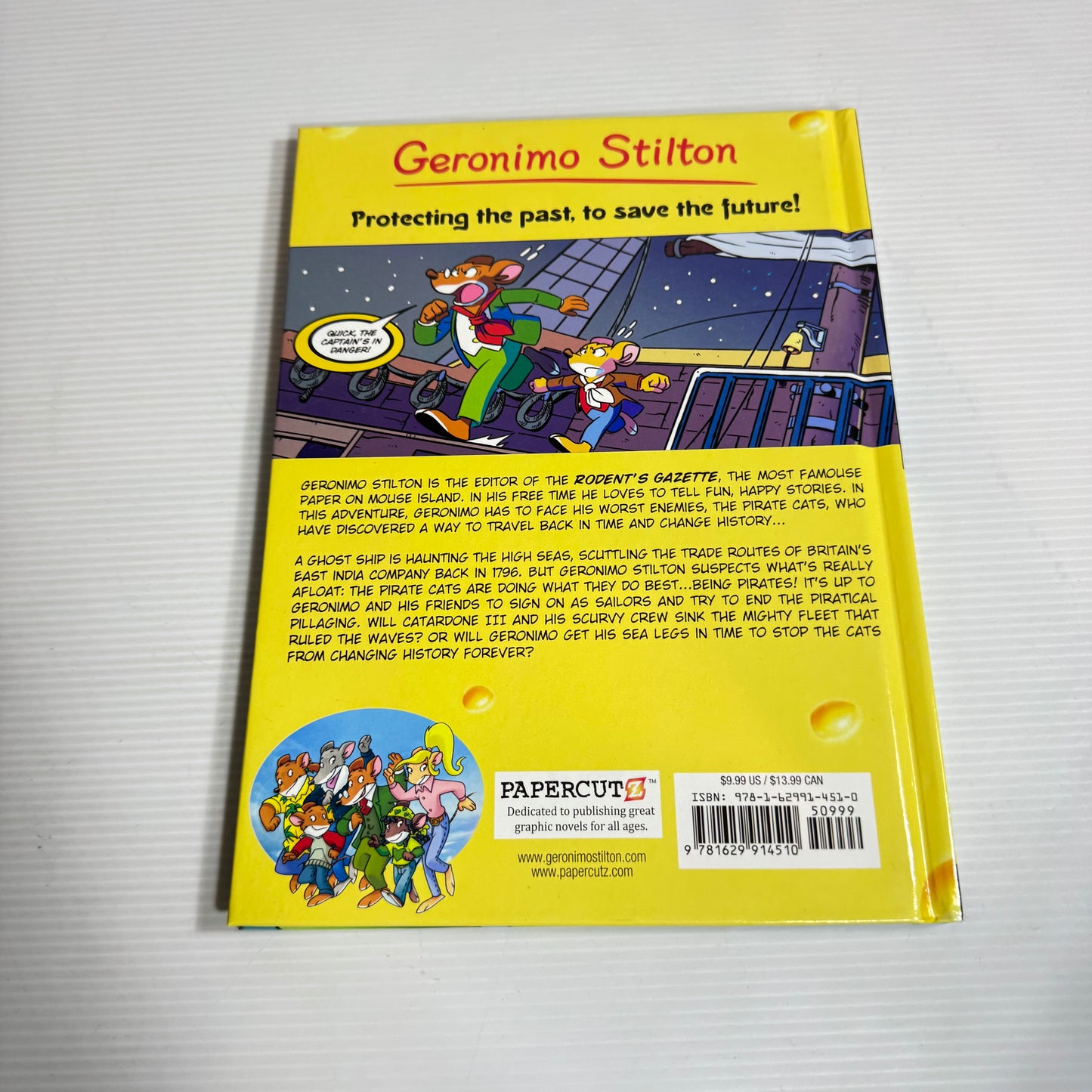 All-new, Full-color Graphic Novel Geronimo Stilton - The Mystery of the Pirate Ship (New)