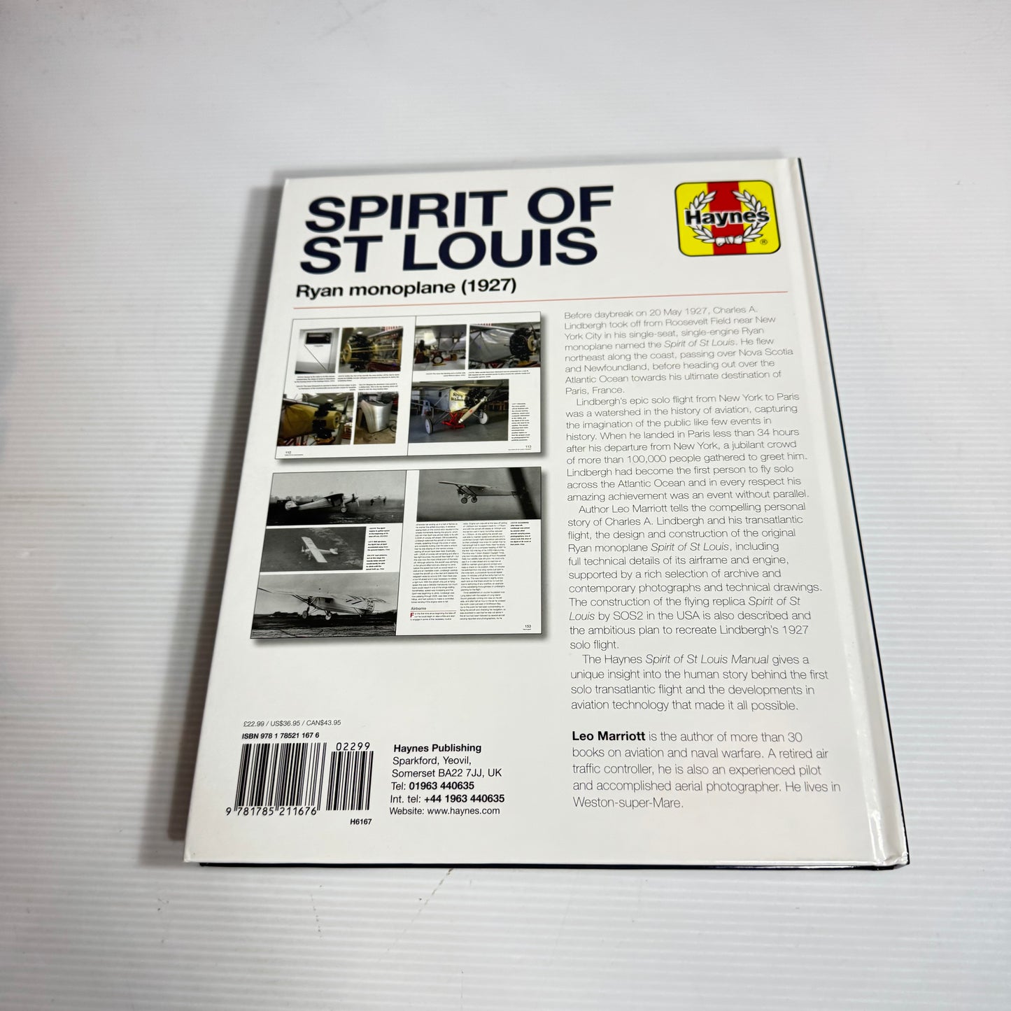 Spirit Of St Louis: Ryan Monoplane (1927) Owners Workshop Manual (New)