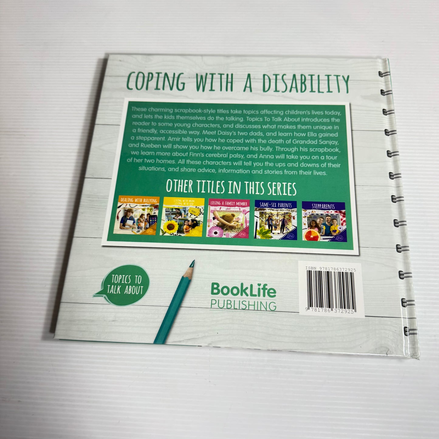 Coping With A Disability: Topics To Talk About - Holly Duhig (New)