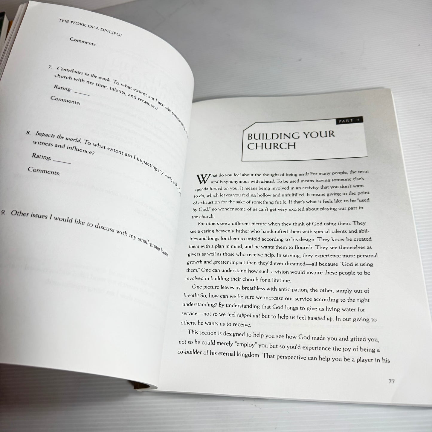 The Work Of A Disciple: Living Like Jesus - Don Cousin And Judson Poling (New)