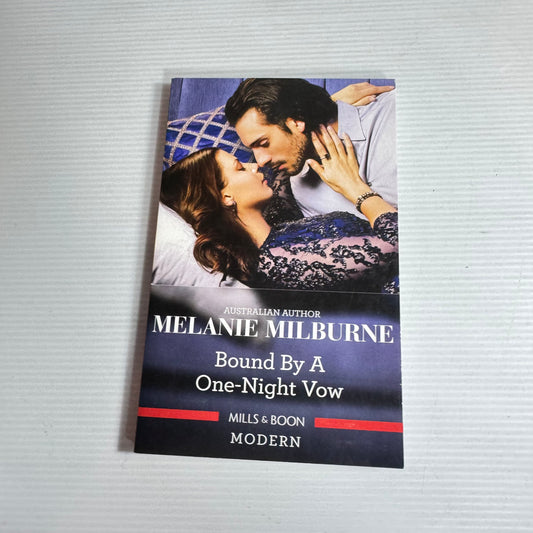 Bound By A One-Night Vow - Melanie Milburne Mills & Boon Modern (New)