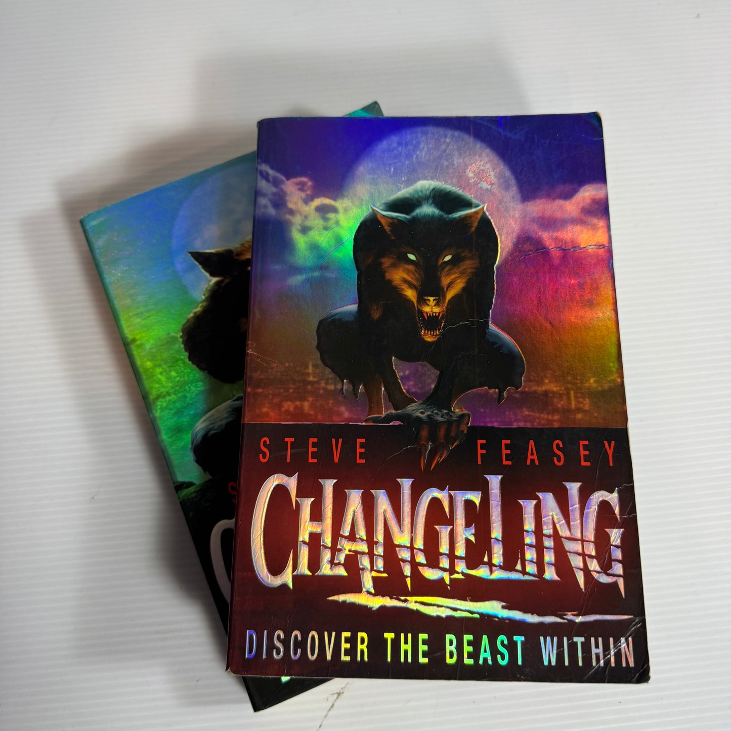 Steve Feasey Changeling Book Bundle x 2 : Discover the Beast Within & Blood Wolf (3114)