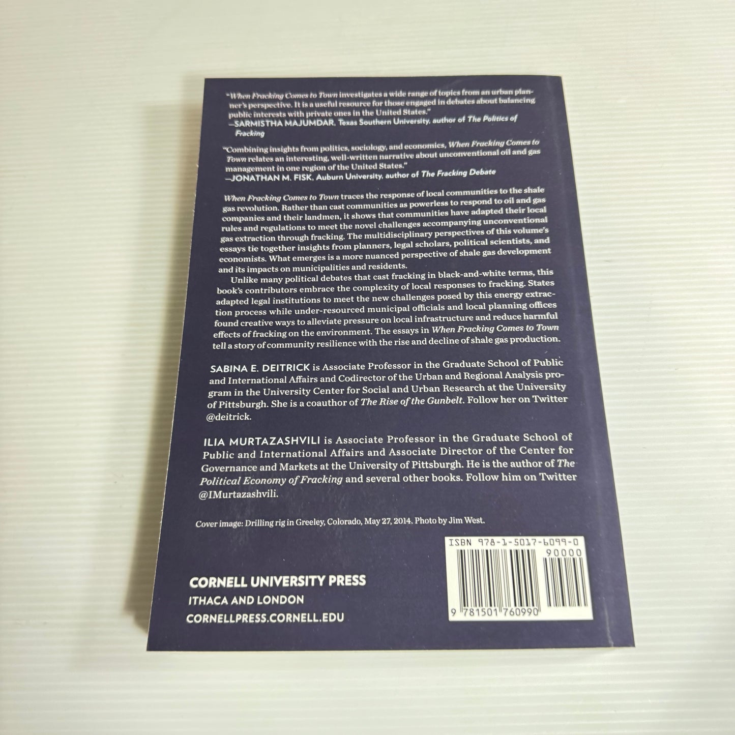 When Fracking Comes To Town - Edited by Savina E. Deitrick and Ilia Murtazashvili (New)