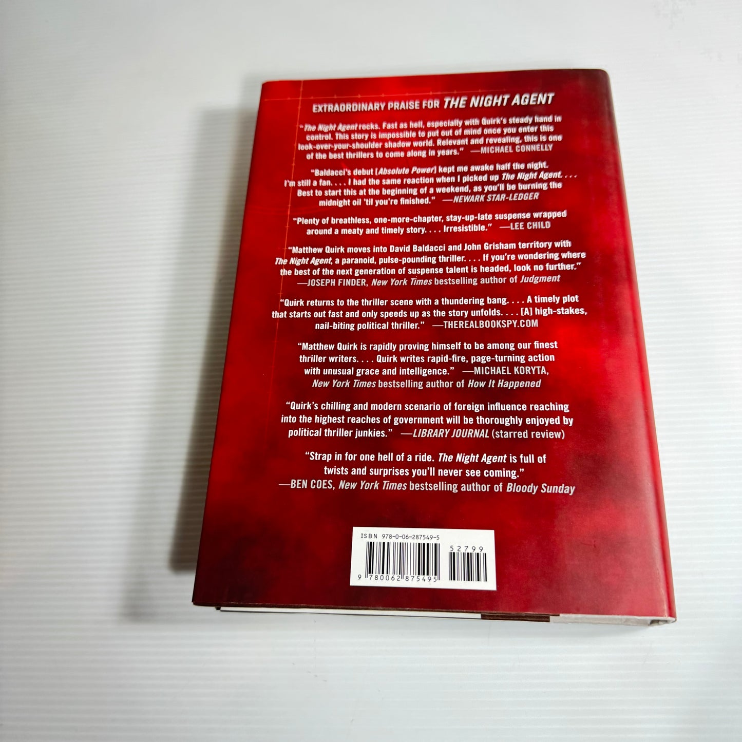 Hour Of The Assassin - Matthew Quirk (New)