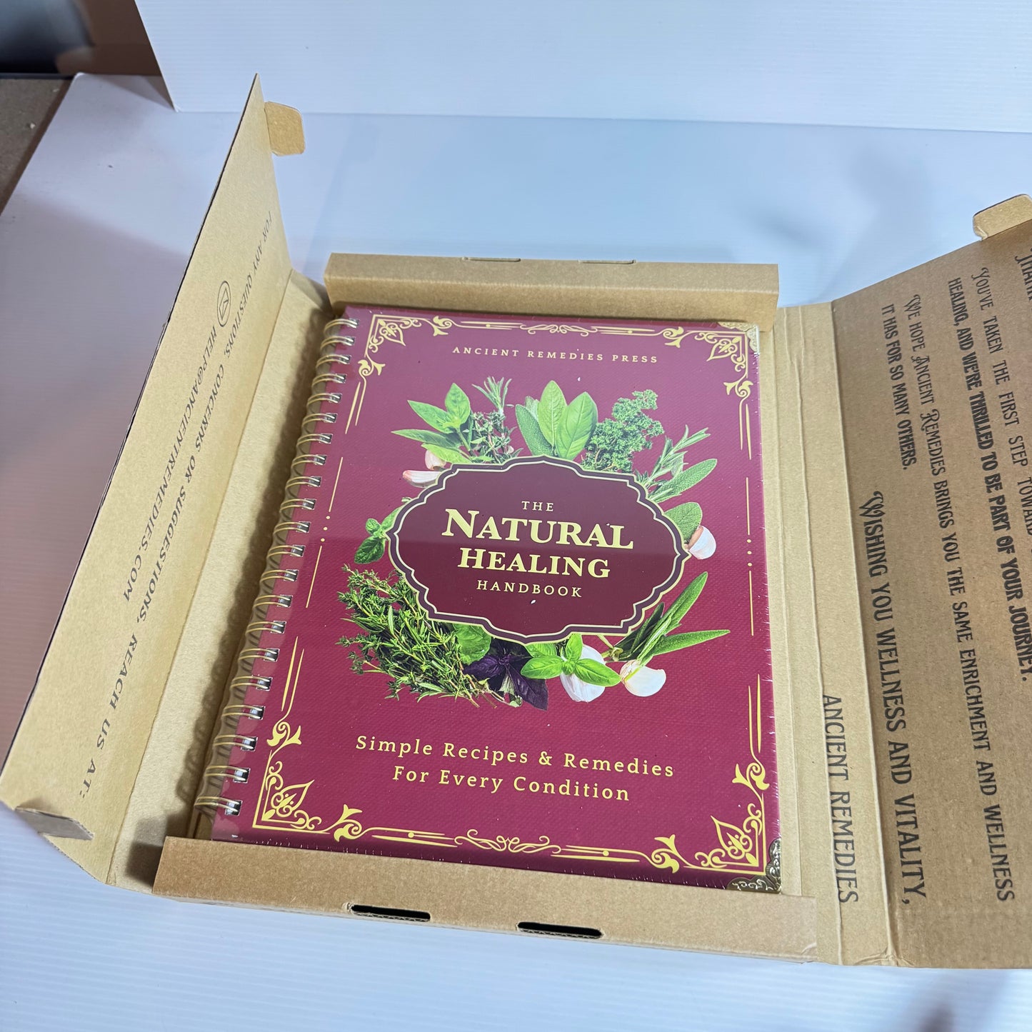 The Natural Healing Handbook : Simple Recipes & Remedies for Every Condition (New)