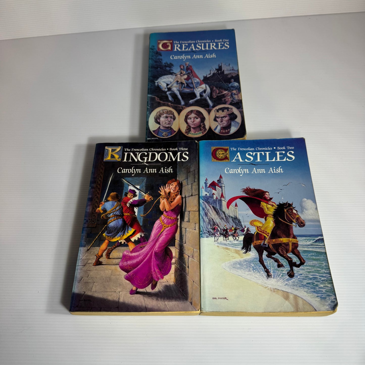 The Frencolian Chronicles by Carolyn Ann Aish Book Bundle x 3 : Treasures, Castles, Kingdoms (3058)