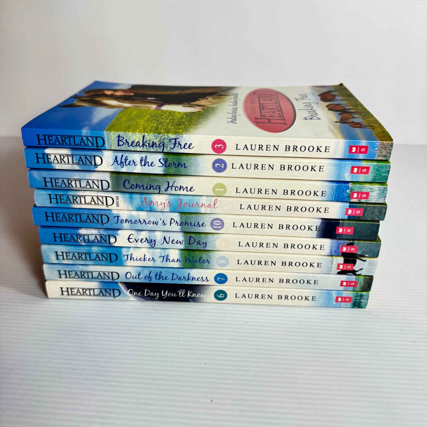 Lauren Brooke Heartland Horse Series Book Bundle x 9 Books (3184)