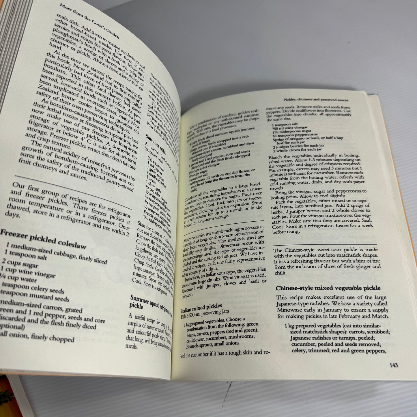 Cottage Garden Cookbook Bundle x 2 : A Cottage Garden Cook Book - Christine Dann & More From The Cook's Garden - Mary Browne, Helen Leach, Nancy Tichborne(3175)