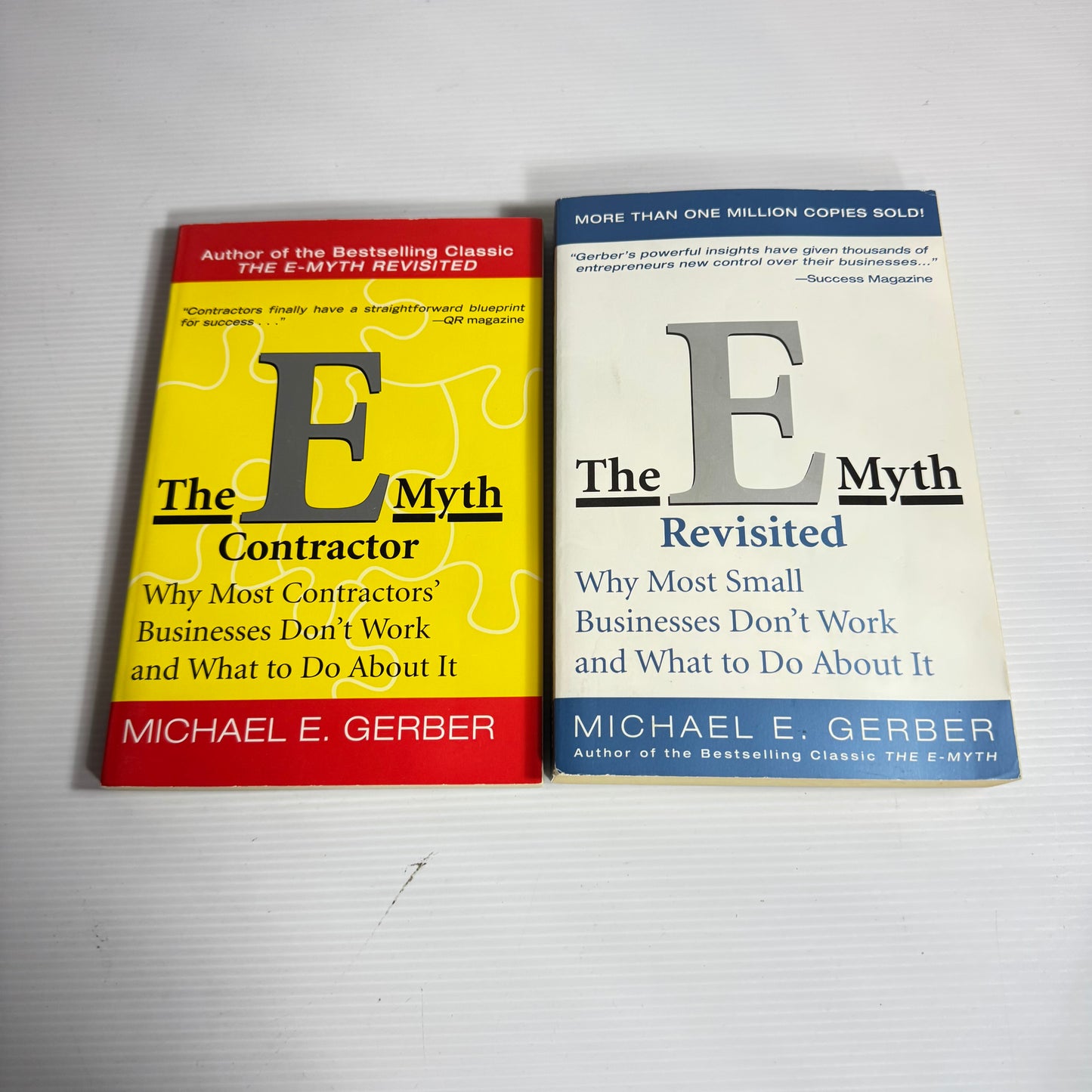 The E Myth Book Bundle x 2 Books : The E Myth Contractor & The E Myth Revisited - Michael E. Gerber(3125)