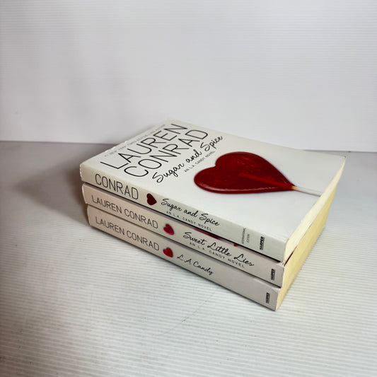 Lauren Conrad Book Bundle x 3 Books : Sugar and Spice, L.A. Candy & Sweet Little Lies (2550)