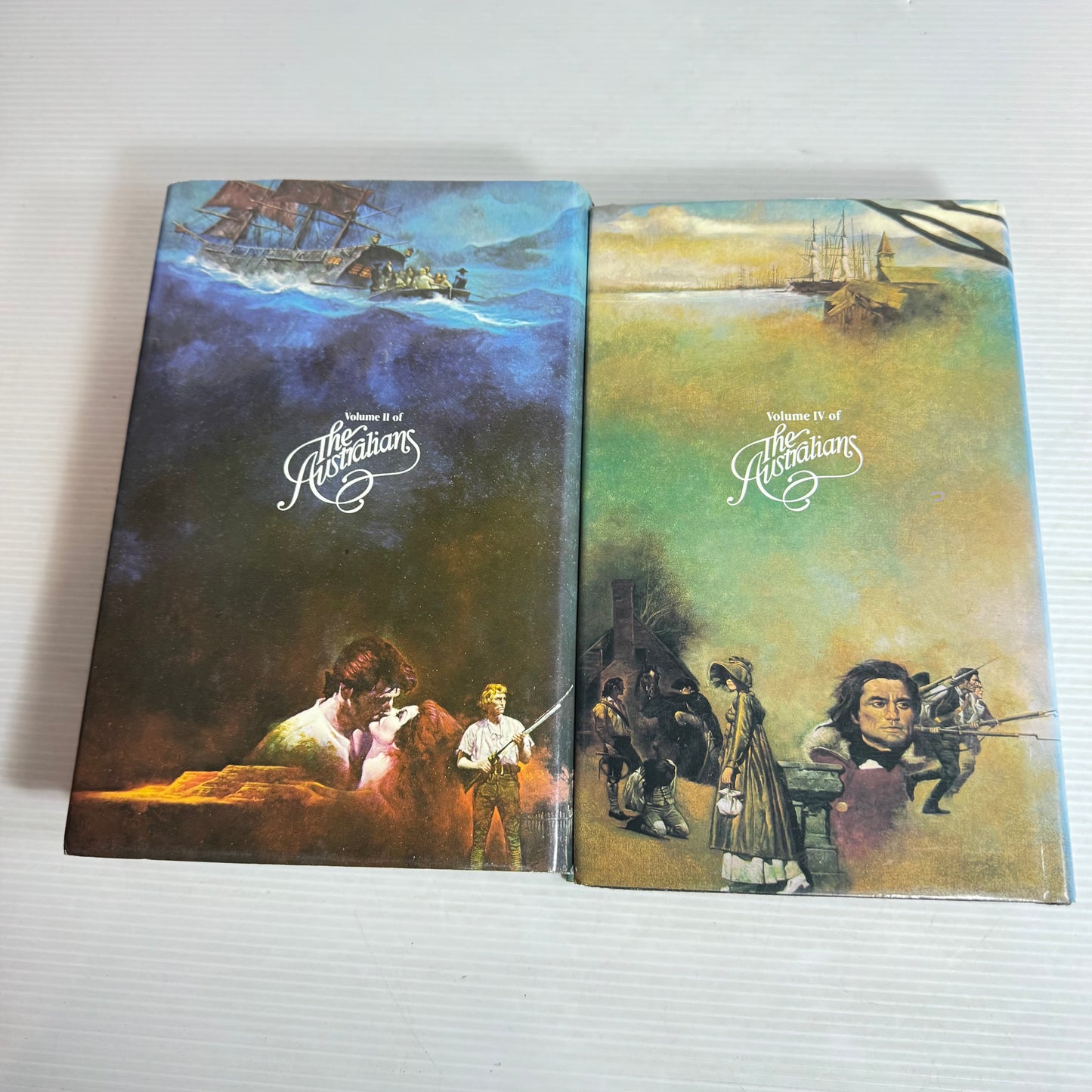 William Stuart Long Vintage Book Bundle x 2 : The Explorers & The Settlers (2814)
