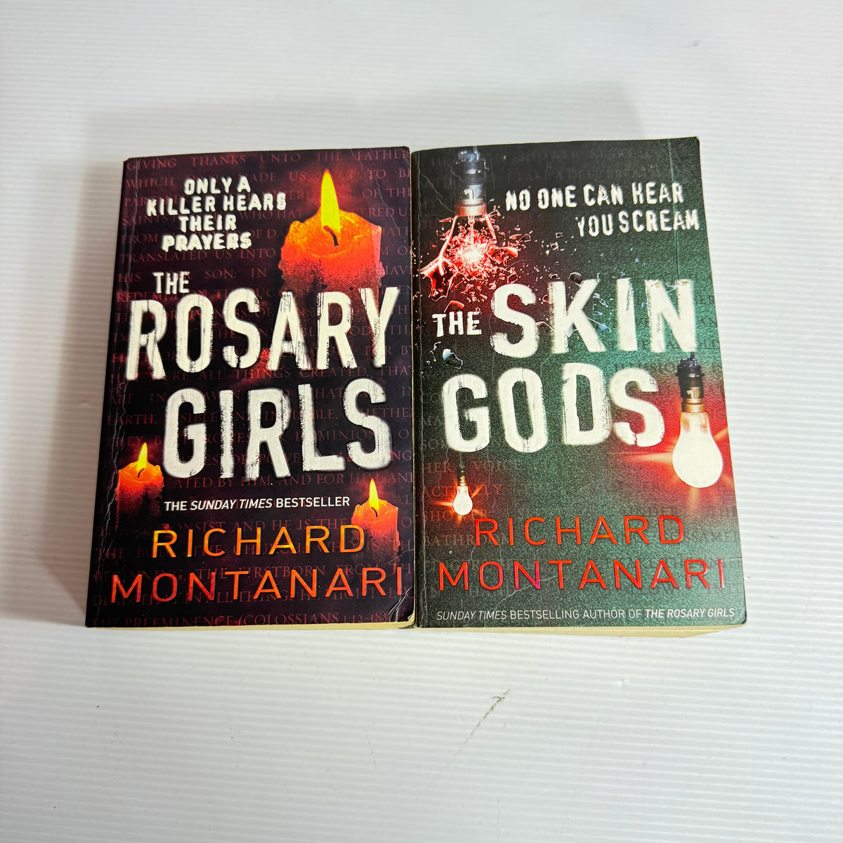 Richard Montanari Bundle x 2 : The Skin Gods & Rosary Girls (3421)