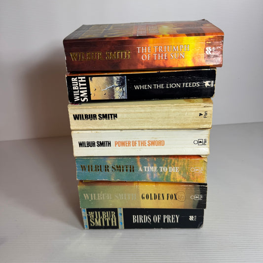 Wilbur Smith - Courtney Series Book Bundle x 7 Books (2481)