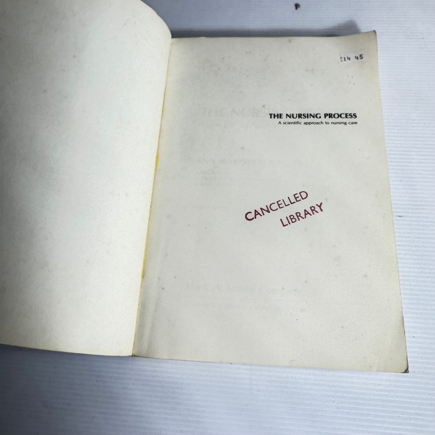 Vintage Nursing Books x 4 Books (3193)