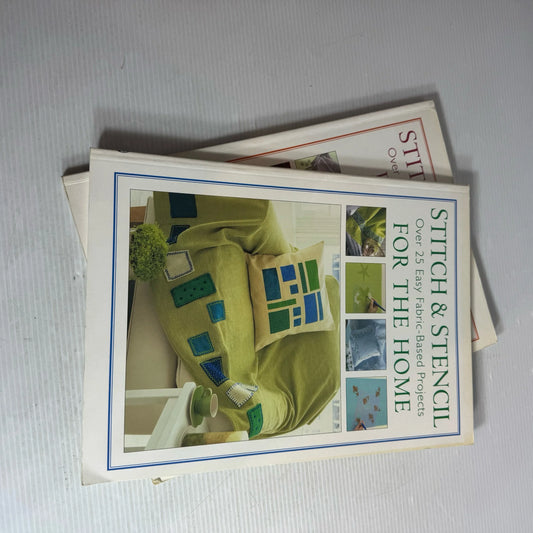 Stitch and Stencil Book Bundle x 2 Books - For The Home & For Special Occasions