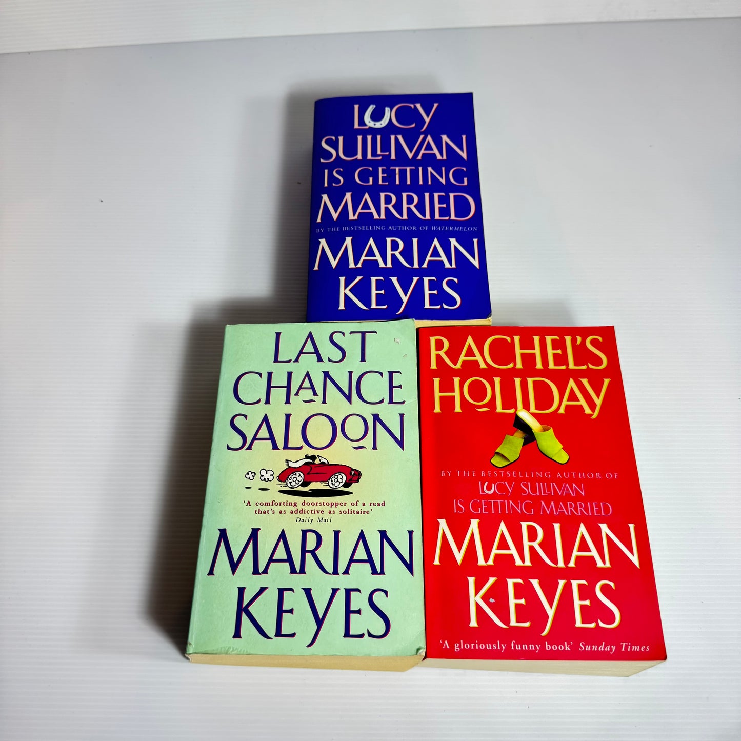 Marian Keyes Book Bundle x 3 : Lucy Sullivan is Getting Married, Rachel's Holiday, Last Chance Saloon (3089)