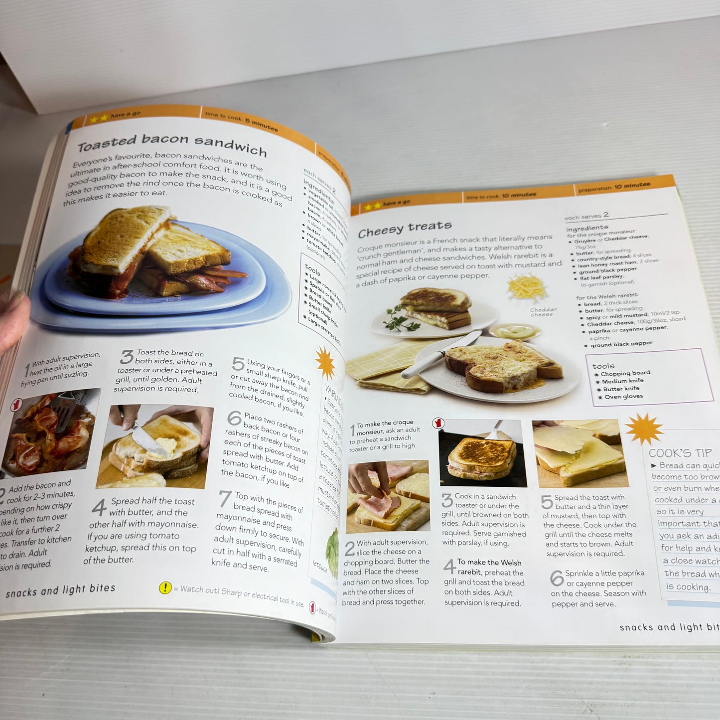 Children's Cookbook Bundle x 2 : The Junior Cook - Step-by-Step & Kid's First Cookbook (2941)