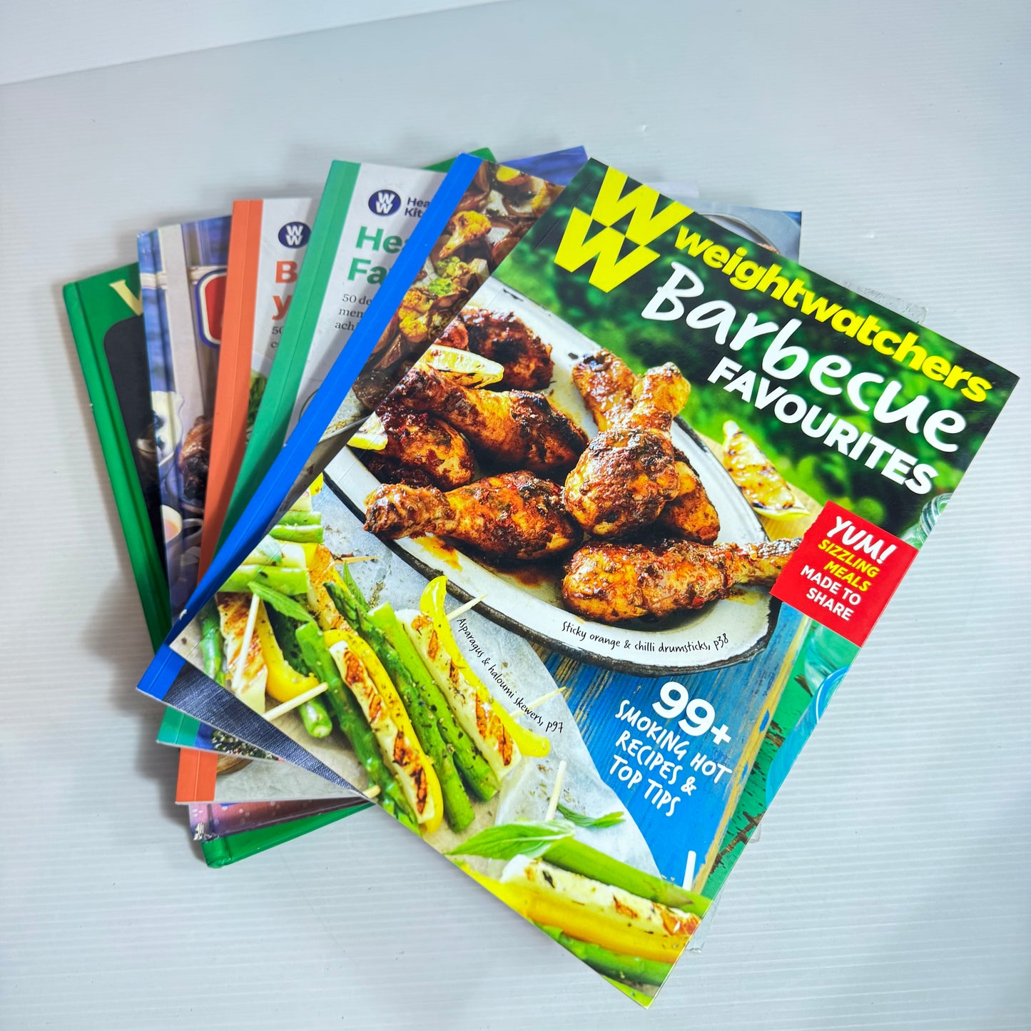 Weight Watchers BBQ and More Cookbook Bundle x 6 Books (2806)