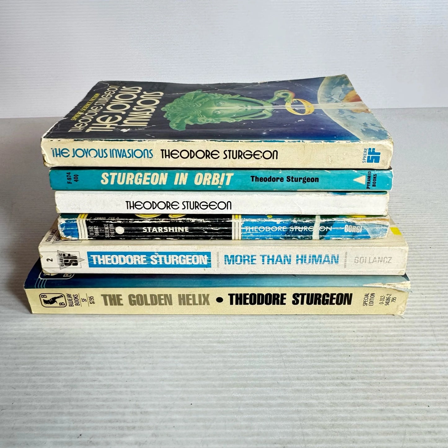 Theodore Sturgeon Science Fiction Book Bundle x 6 Books (Vintage 1964-1986) (2019)