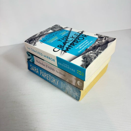 Thriller Suspense  Book Bundle x 3 Books : Mixed Authors (2296)