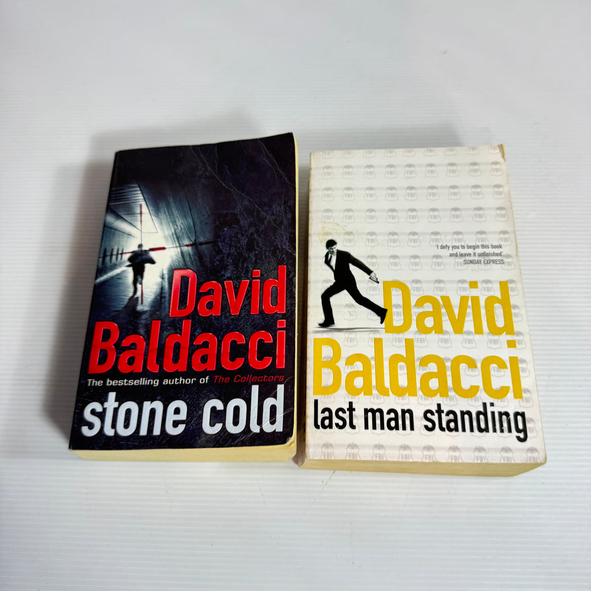 David Baldacci Bundle x 2 : Last Man Standing & Stone Cold (3447)