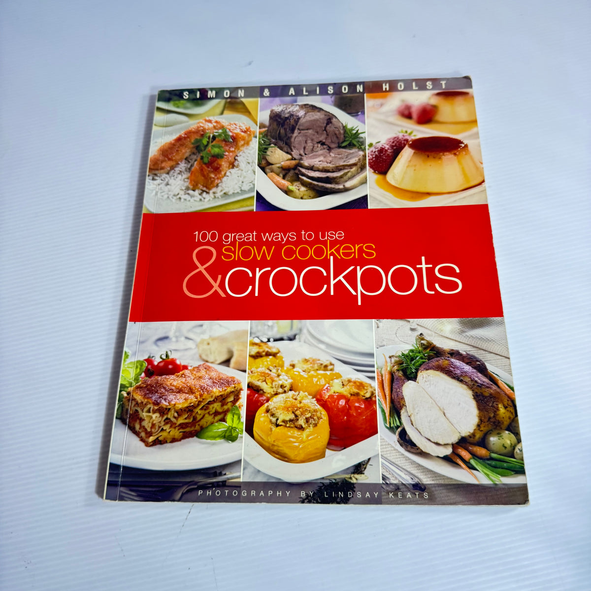 Simon & Alison Holst Cookbook Bundle x 3 : 100 Great Ways to Use Slow Cookers & Crockpots, The New Zealand Bread Book, 100 Favourite Ways with Chicken (3230)