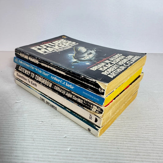 Science Fiction Book Bundle x 5 Books : Mixed Authors (Vintage 1963- 1979) (2022)