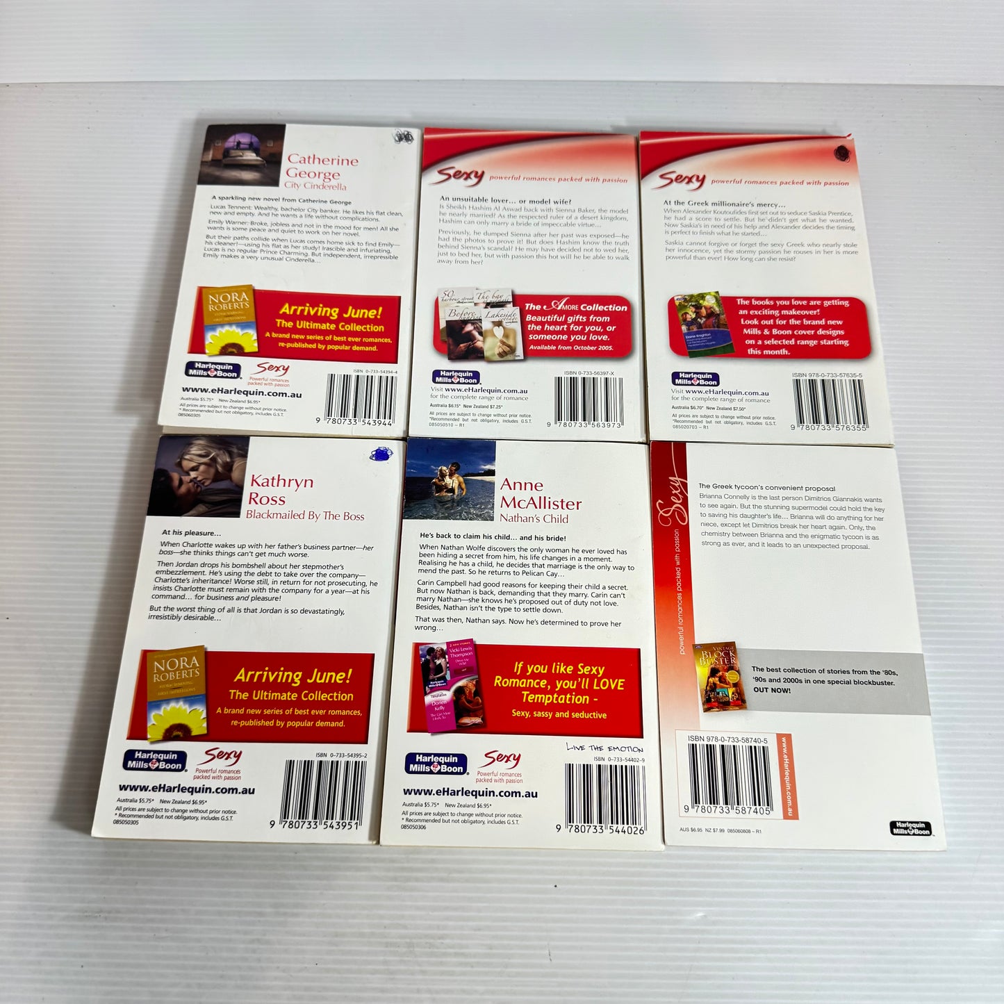 Mills & Boon Sexy Romance Book Bundle x 6 Books (2513)