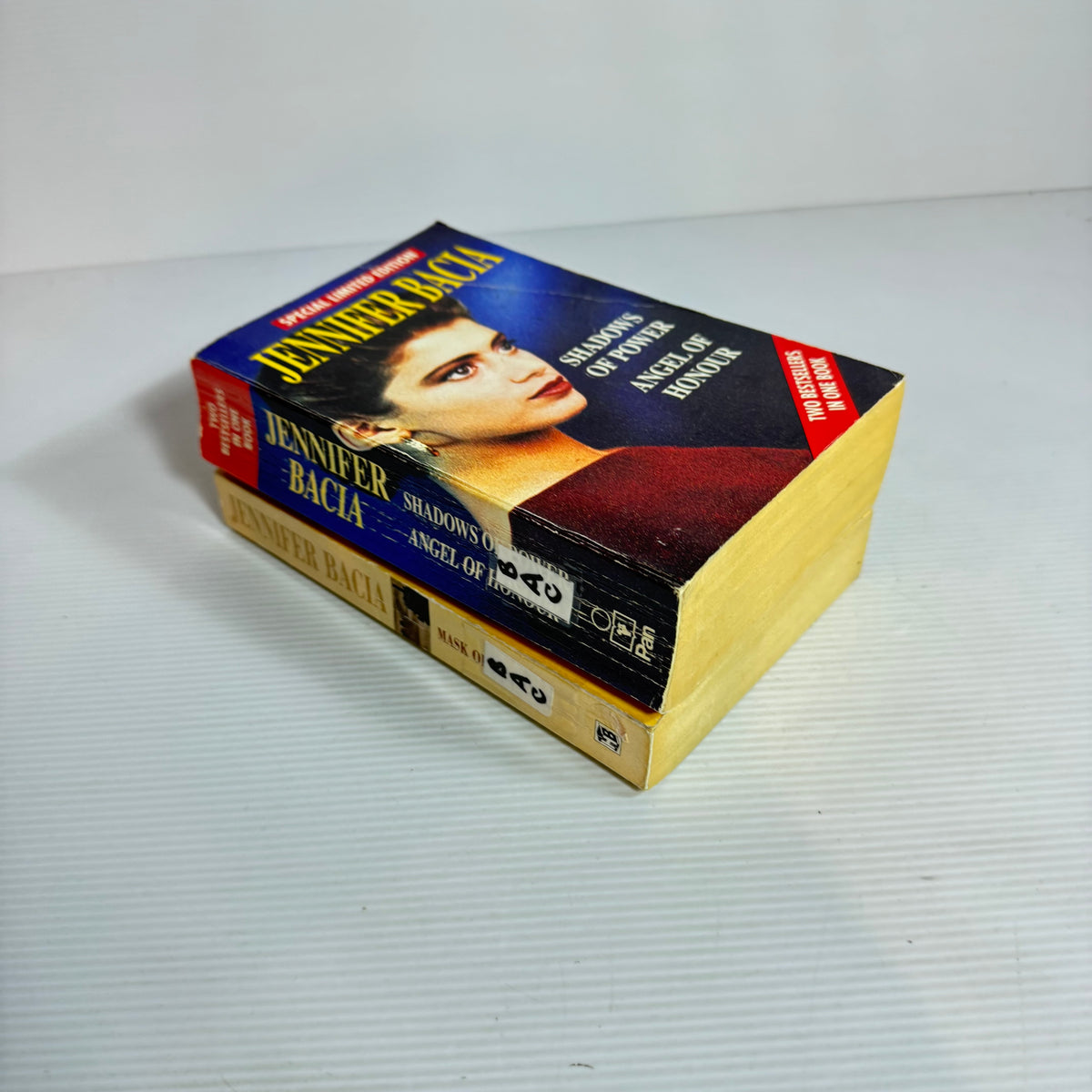 Jenifer Bacia Bundle x 2 Books 3 x Stories : Shadows of Power, Angel of Honour, Mask of Paradise(3354)