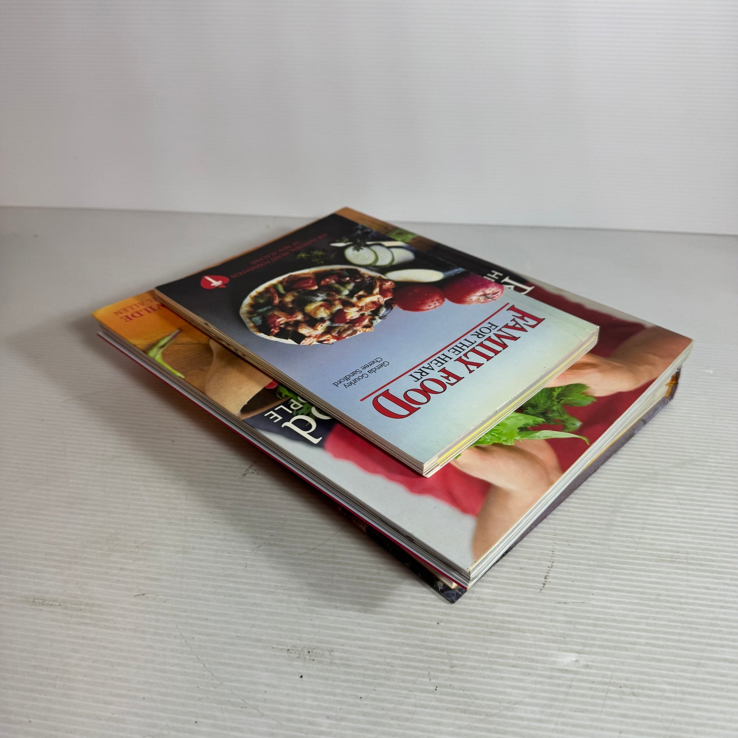 Healthy Food Cookbook Bundle x 3 : Family Food for the Heart, Real Fresh Food : Healthy Food for Busy People - Anna & Roger Wilde, Great Recipes For Good Health - Reader's Digest (2903)