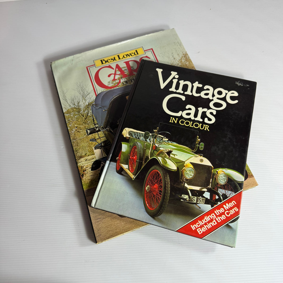 Vintage Car Book Bundle x 2 : Vintage Cars in Colour & Best Loved Cars of the World (3248)